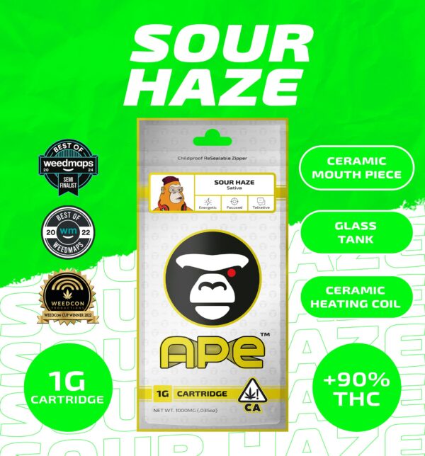 SOUR HAZE — Sauce Cart 1000 mg.