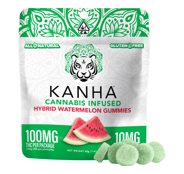 KANHA | Watermelon | Hybrid | 100mg THC | 10-pack