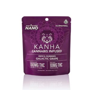 KANHA | NANO | Galactic Grape | Indica | 100mg THC | 10-pack